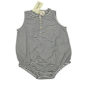 NWT Vignette 3-6M Navy Stripe Bryn Bubble